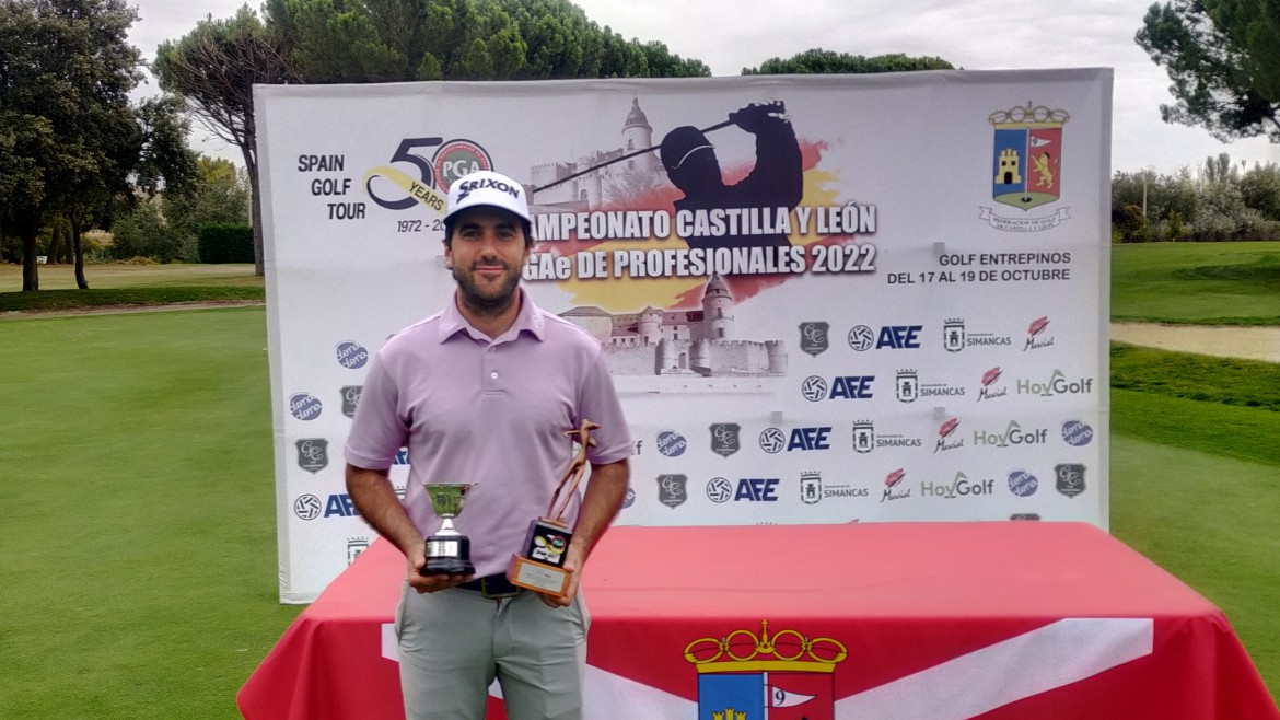 El soriano Dani Berná se proclama doble ganador en el Campeonato de Castilla y León de Profesionales PGAe