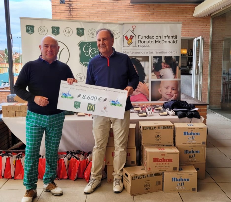 Golf Entrepinos recauda 8.600 € para la Fundación Infantil Ronald McDonald
